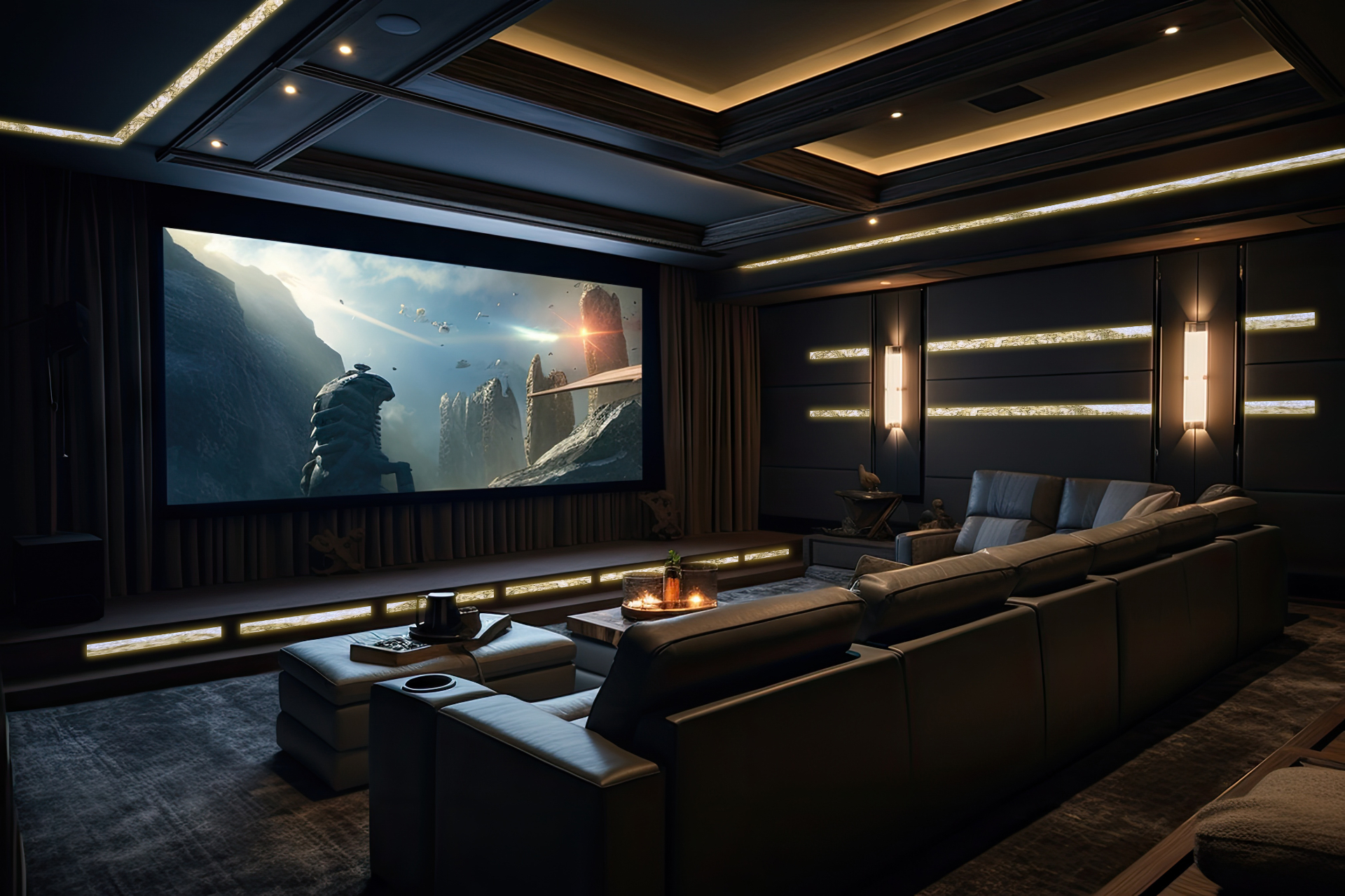 Theatre interior featuring OnyxEon panels